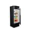 Premium Levella 9 cu. ft. Commercial Display Refrigerator One Glass Door Merchandiser in Black  PRF907DX - alternate 3